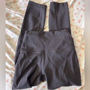 lululemon graphite crop 23 inch wunder train leggings